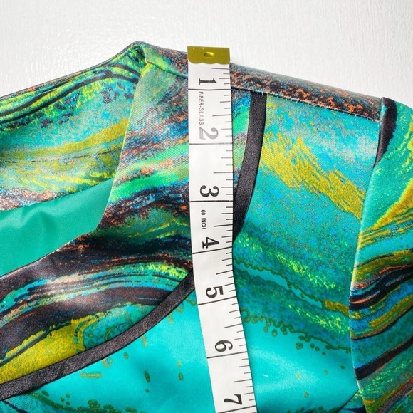 Le Bos Agate Green Collarless Jacket - Picture 11 of 13